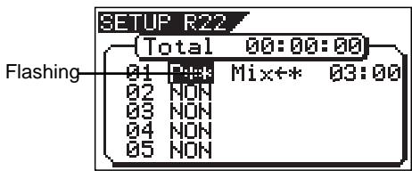 FOSTEX VF160EX - Press the [ENTER/YES] key again. - 1