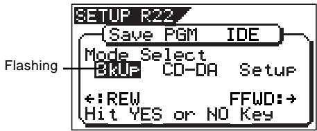 FOSTEX VF160EX - While "IDE" is flashing, press the [ENTER/YES] key. - 1