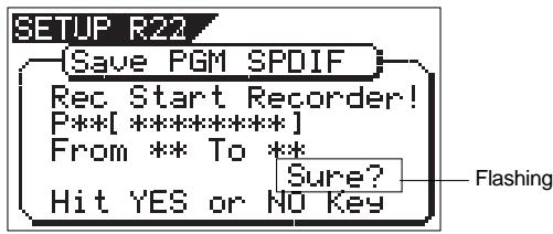 FOSTEX VF160EX - After selecting tracks, press the [ENTER/YES] key again. - 1