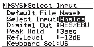 FOSTEX CR500 - Selecting the input - 1