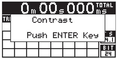 FOSTEX CR500 - Adjusting display contrast - 2