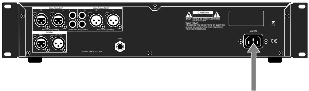FOSTEX CR500 - Power connection - 1