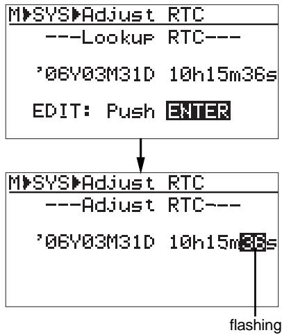 FOSTEX CR500 - 2) Press the [ENTER/YES] key. - 4