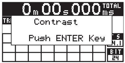FOSTEX CR500 - Adjusting display contrast - 4