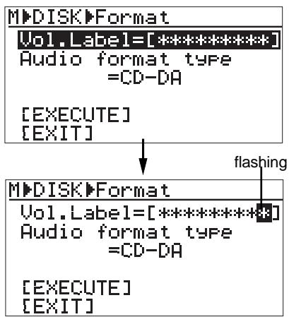 FOSTEX CR500 - Initial format of a disc - 3