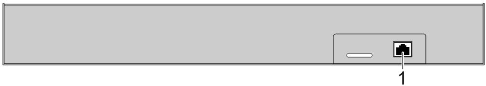 FOSTEX LR16 - Control unit (rear panel) - 1