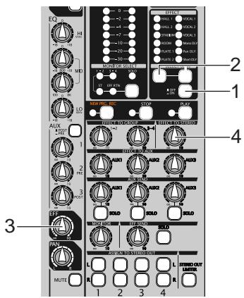 FOSTEX LR16 - - Applying the internal effects - 1
