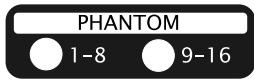 FOSTEX LR16 - - Phantom power supply setting - 2