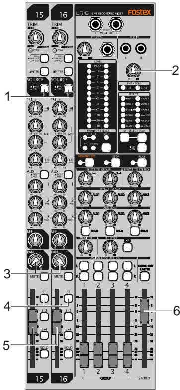 FOSTEX LR16 - Using SUB IN - 2