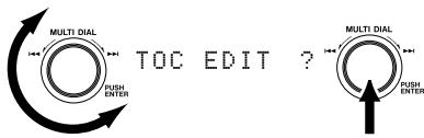 TASCAM CD-RW402 - TOC EDIT - 2