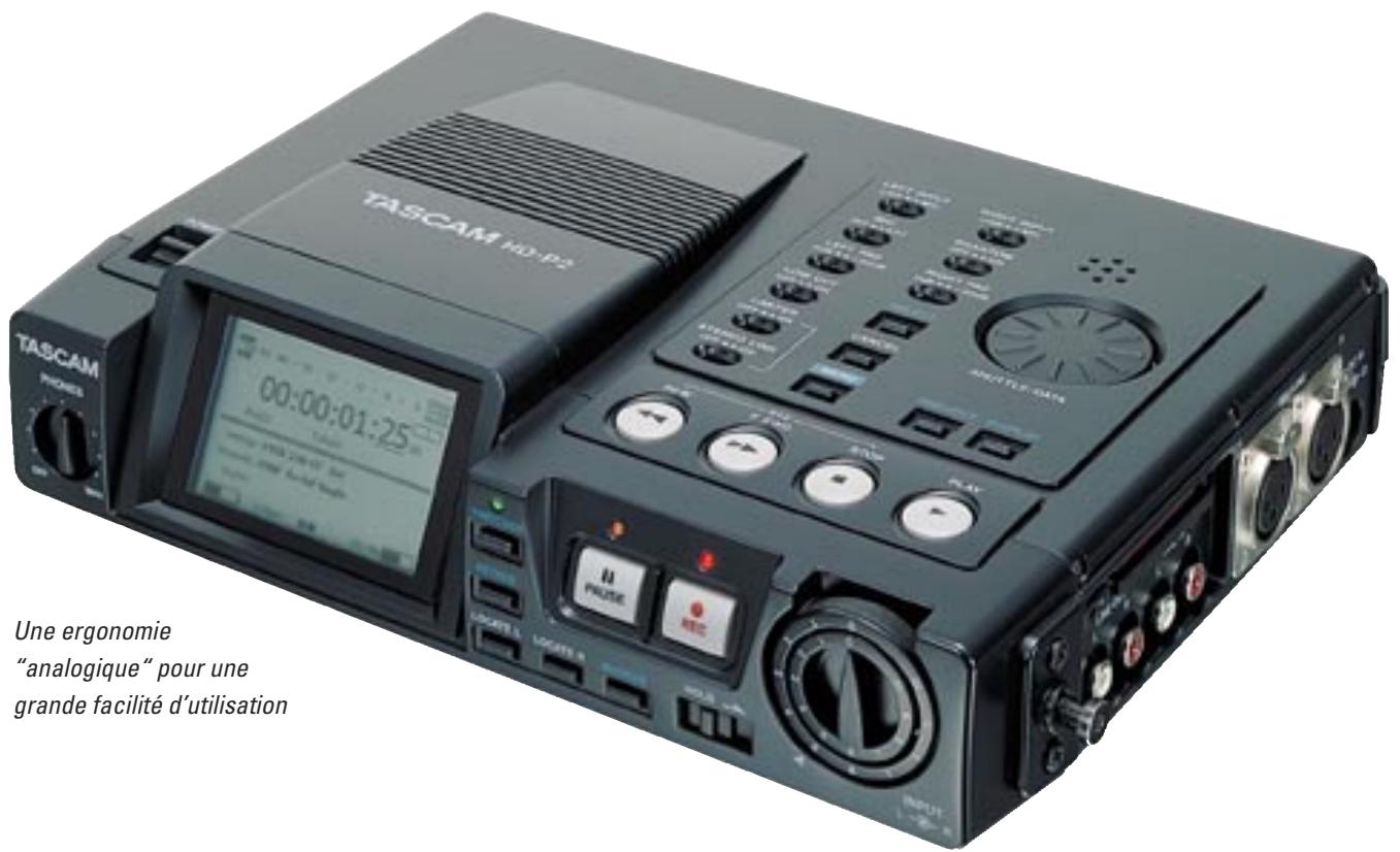 TASCAM HD-P2 - haute résolution sur carte Compact Flash™ - 1