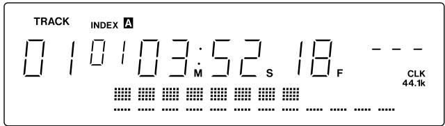 TASCAM CD-601MKII - Display of playback position - 1