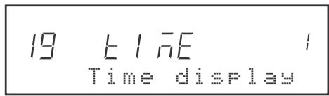 TASCAM CD-601MKII - Switching the Time Display - 1