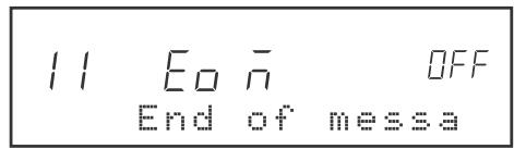 TASCAM CD-601MKII - Displaying the End of Track Warning - 1
