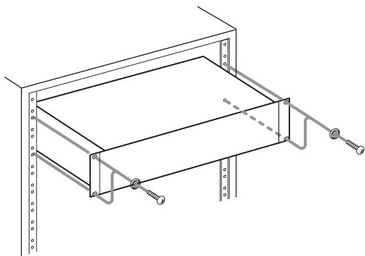 TASCAM CD-RW901 - Rack-mounting the unit - 1