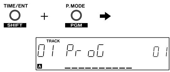 TASCAM CD-X1500 - Edit program - 1
