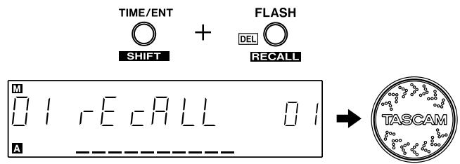 TASCAM CD-X1500 - Recall - 5