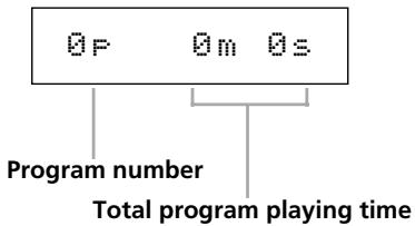 TASCAM MD-CD1 - Program playback - 1