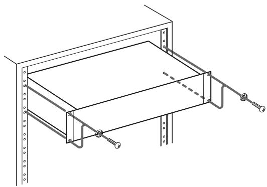 TASCAM MD-CD1 - Rack-mounting the unit - 1