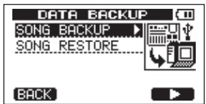 DATA BACKUP SONG_BACKUP SONG_RESTORE BACK