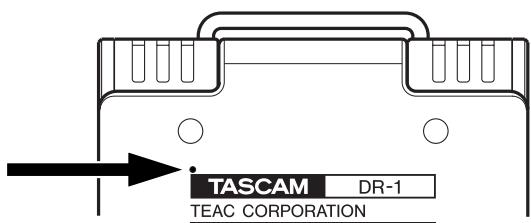 TASCAM DR-1 - Resetting the unit - 1