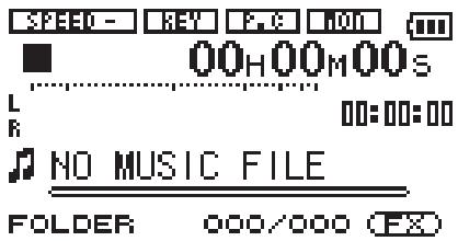TASCAM DR-1 - Turning the power on and off - 1
