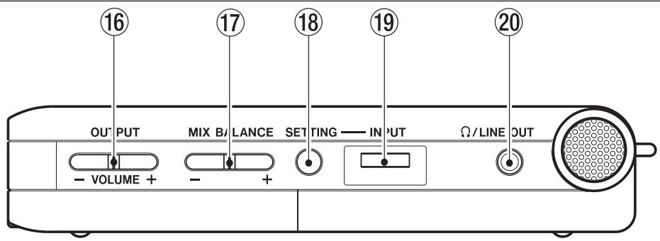TASCAM DR-1 - Right side panel - 1