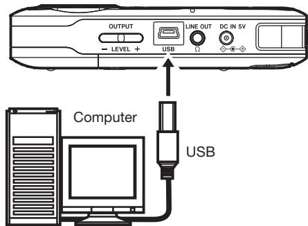 TASCAM DR-2D - 9-Connecting with a Computer - 1