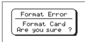 TASCAM DR-2D - Preparing an SD card for use - 1