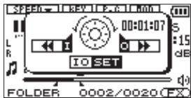 TASCAM DR-2D - Setting the loop point manually - 1