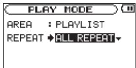 TASCAM DR-2D - Repeat playback (REPEAT) - 2