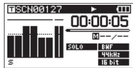 TASCAM DR-680 - Using the solo function - 2