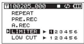 TASCAM DR-680 - Using the limiter - 1