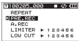 TASCAM DR-680 - Pre-recording - 1