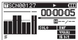 TASCAM DR-680 - Using the solo function - 2