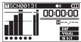 TASCAM DR-680 - Adjusting the input levels - 2