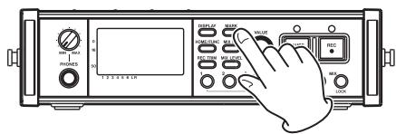 TASCAM DR-680 - Moving to a mark - 1
