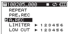 TASCAM DR-680 - Using the auto-record function - 1