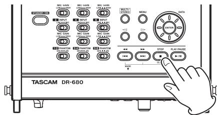 TASCAM DR-680 - NOTE - 1