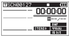 TASCAM DR-680 - Turning the power on - 2