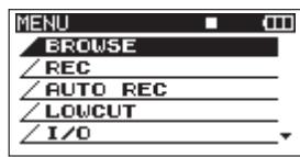 TASCAM DR-680 - Setting the date and time - 1