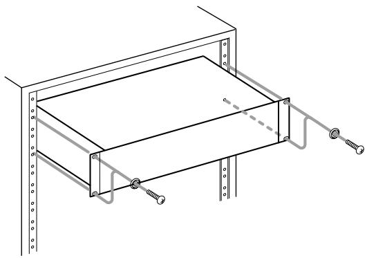 TASCAM DV-D01U - Rack-mounting the Unit - 1