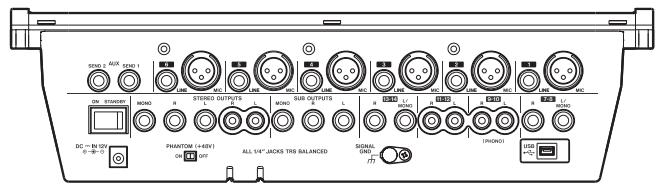 TASCAM M-164 - Turning on the power - 1