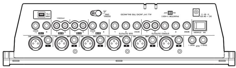 TASCAM M-164 - Dimensional drawing - 1