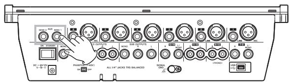 TASCAM M-164FX - AUX sends - 1