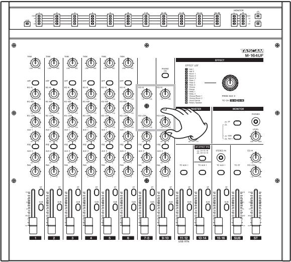 TASCAM M-164FX - - Using the mixer - 1