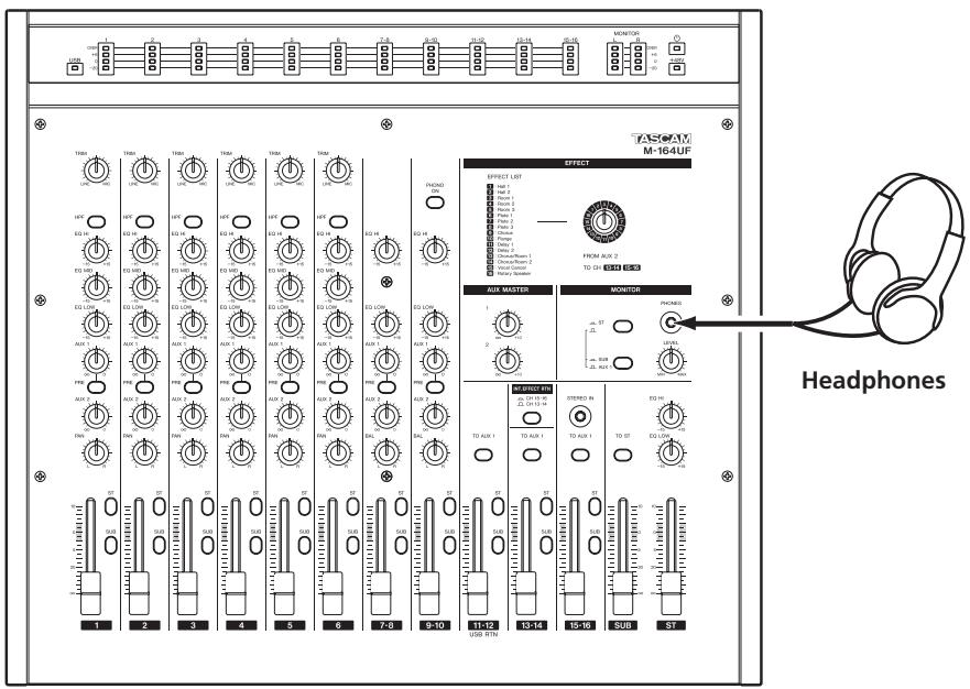 TASCAM M-164FX - – Preparation for Use - 2