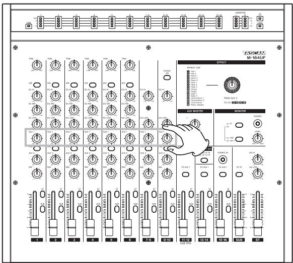 TASCAM M-164FX - - Using the mixer - 3