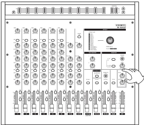 TASCAM M-164UF - Making final adjustments to the main output sound - 1
