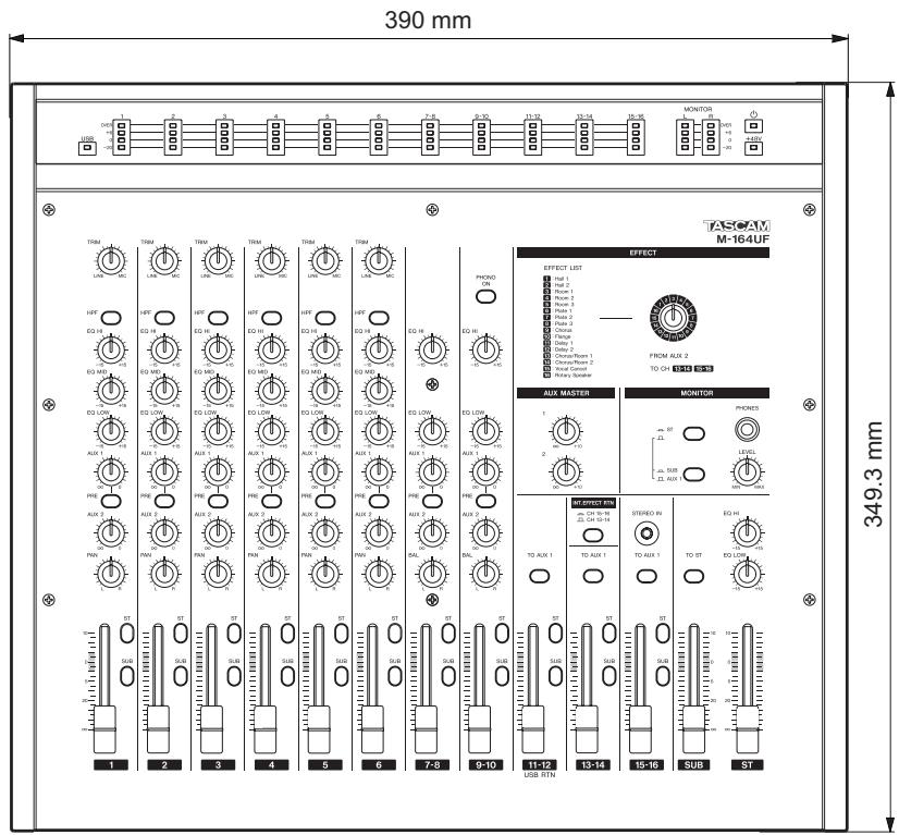 TASCAM M-164UF - – Specifications and Block Diagrams - 2